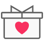 Gift box free icon for commercial use