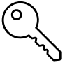 Key free icon for commercial use