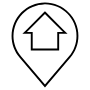 Location Home icon