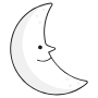 Moon free icon for commercial use