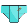 Nappy free icon for commercial use