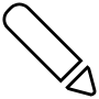 Pencil free icon for commercial use
