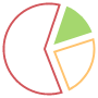 Pie chart icon