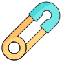 Pin free icon for commercial use
