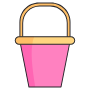 Pink Bucket icon