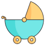 Stroller free icon for commercial use