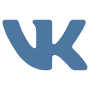 Vk logo blue icon