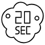 20 seconds free icon for commercial use