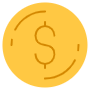 Coin free icon for commercial use
