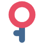 Demigirl Symbol icon