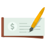 Bank Check free icon for commercial use