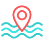 Beach Location icon