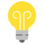 Bulb free icon for commercial use