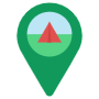 Camping Location free icon for commercial use