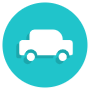 Car free icon for commercial use