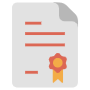 Certificate free icon for commercial use