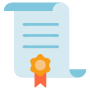 Certificate free icon for commercial use