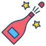 Champagne free icon for commercial use