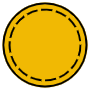 Coin free icon for commercial use