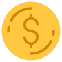 Coin free icon for commercial use