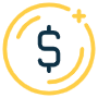 Coin Dollar free icon for commercial use