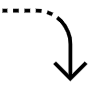 Curved Arrow free icon for commercial use
