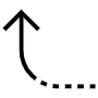 Curved Arrow free icon for commercial use
