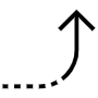 Curved Arrow free icon for commercial use