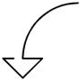 Curved Arrow free icon for commercial use