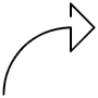 Curved Arrow free icon for commercial use
