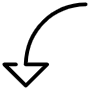 Curved Arrow free icon for commercial use