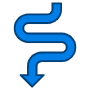Curved Arrow free icon for commercial use