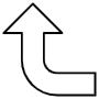 Curved Arrow free icon for commercial use