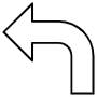 Curved Arrow free icon for commercial use