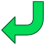 Curved Arrow free icon for commercial use