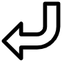 Curved Arrow free icon for commercial use