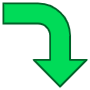 Down Arrow free icon for commercial use