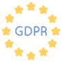 EU GDPR Security free icon for commercial use