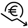 Euro free icon for commercial use