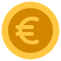Euro Coin free icon for commercial use