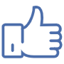Facebook Like free icon for commercial use