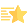 Falling Star free icon for commercial use