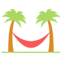 Hammock free icon for commercial use