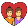 Lesbian Couple free icon for commercial use