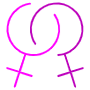 Lesbian Symbol icon
