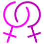 Lesbian Symbol icon