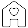 Lovely Home free icon for commercial use