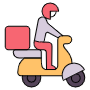 Motorcycle Delivery icon
