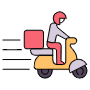 Motorcycle Delivery icon