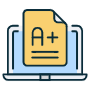 Online Examination free icon for commercial use
